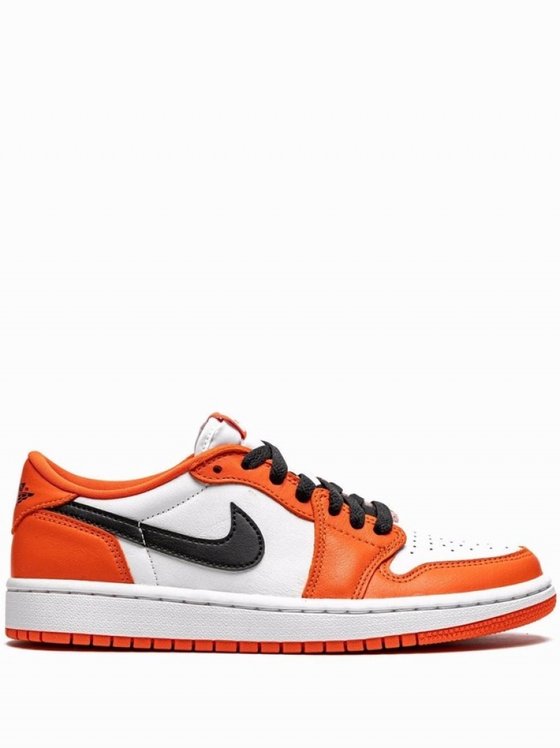 Nike Low Starfish Women\'s Air Jordan 1 White / Orange | STKUYWA-53