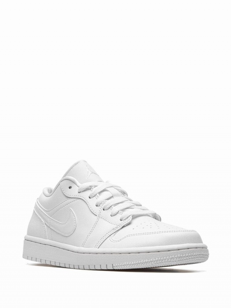 Nike Low Triple White Women's Air Jordan 1 White | OUPRSEJ-39