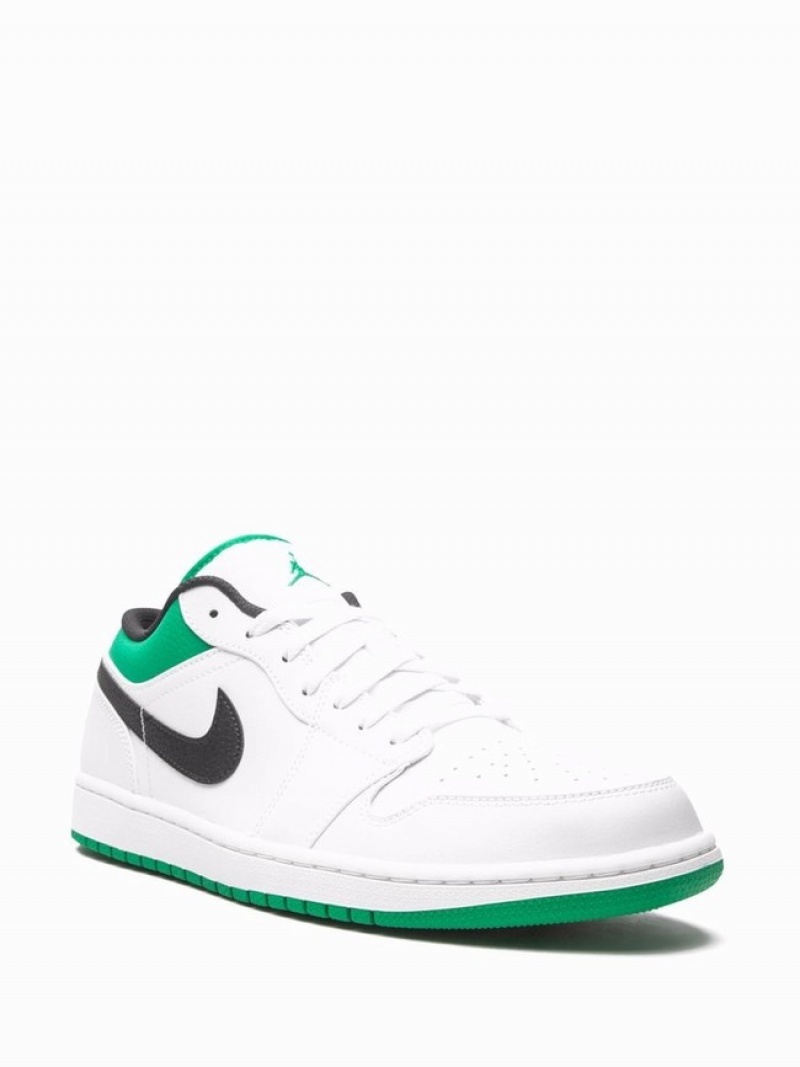 Nike Low White/Lucky Women's Air Jordan 1 White / Green | AISYTHN-94