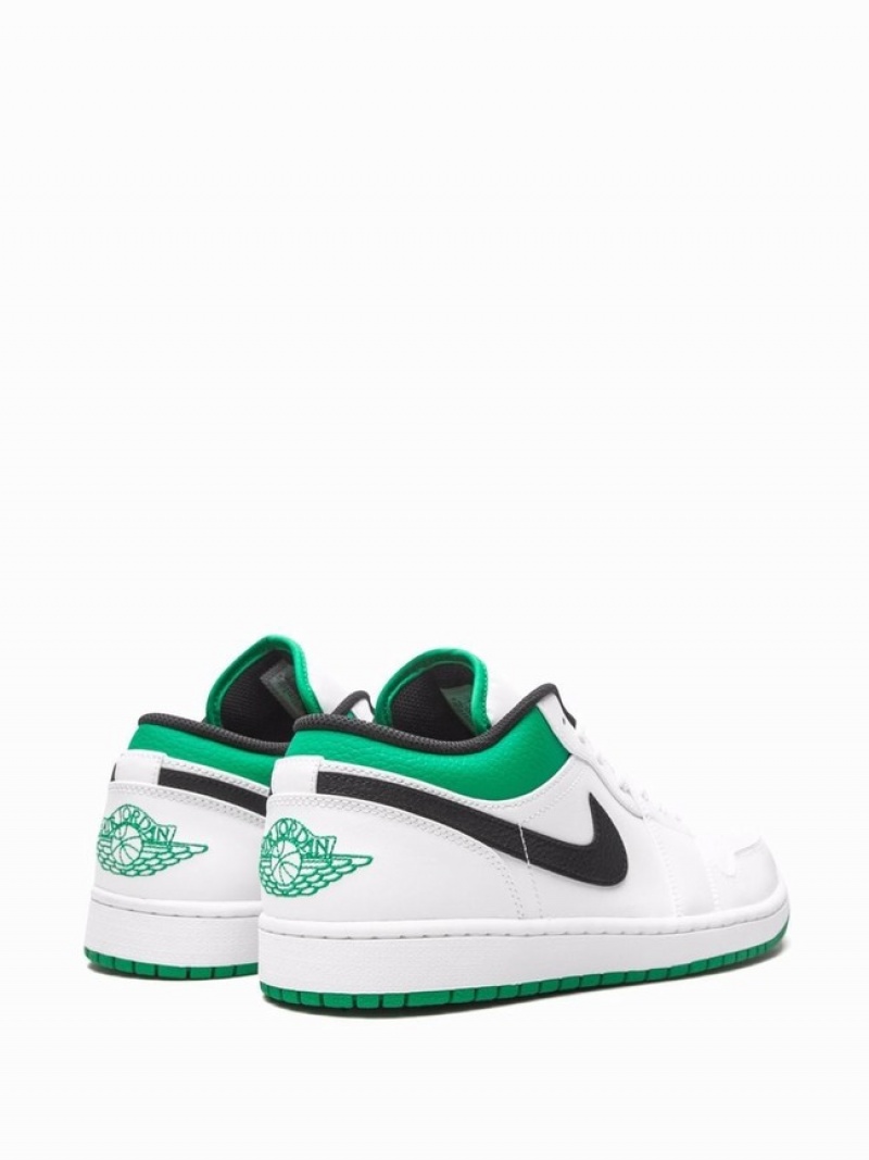 Nike Low White/Lucky Women's Air Jordan 1 White / Green | AISYTHN-94