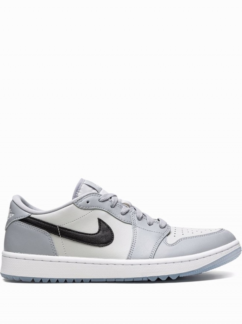 Nike Low Wolf Women\'s Air Jordan 1 Grey | KCRVMIE-79