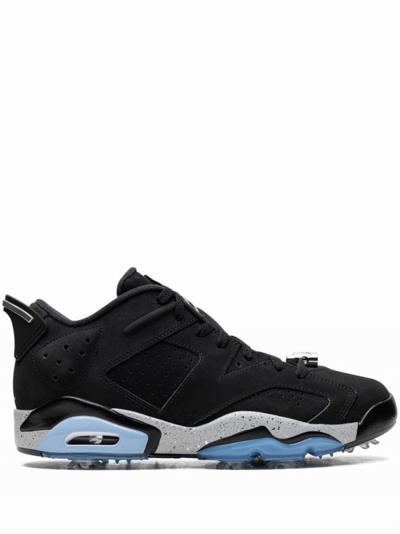 Nike Metallic Silver Men\'s Air Jordan 6 Black | ABHLMTQ-47