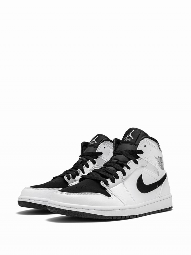 Nike Mid Alternate Think 16 Women's Air Jordan 1 White / Black | KHLYPCN-78