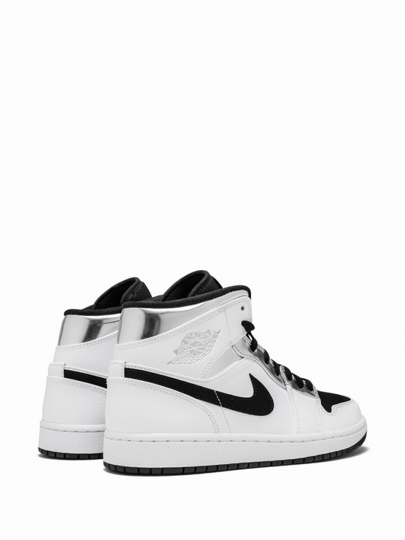 Nike Mid Alternate Think 16 Women's Air Jordan 1 White / Black | KHLYPCN-78