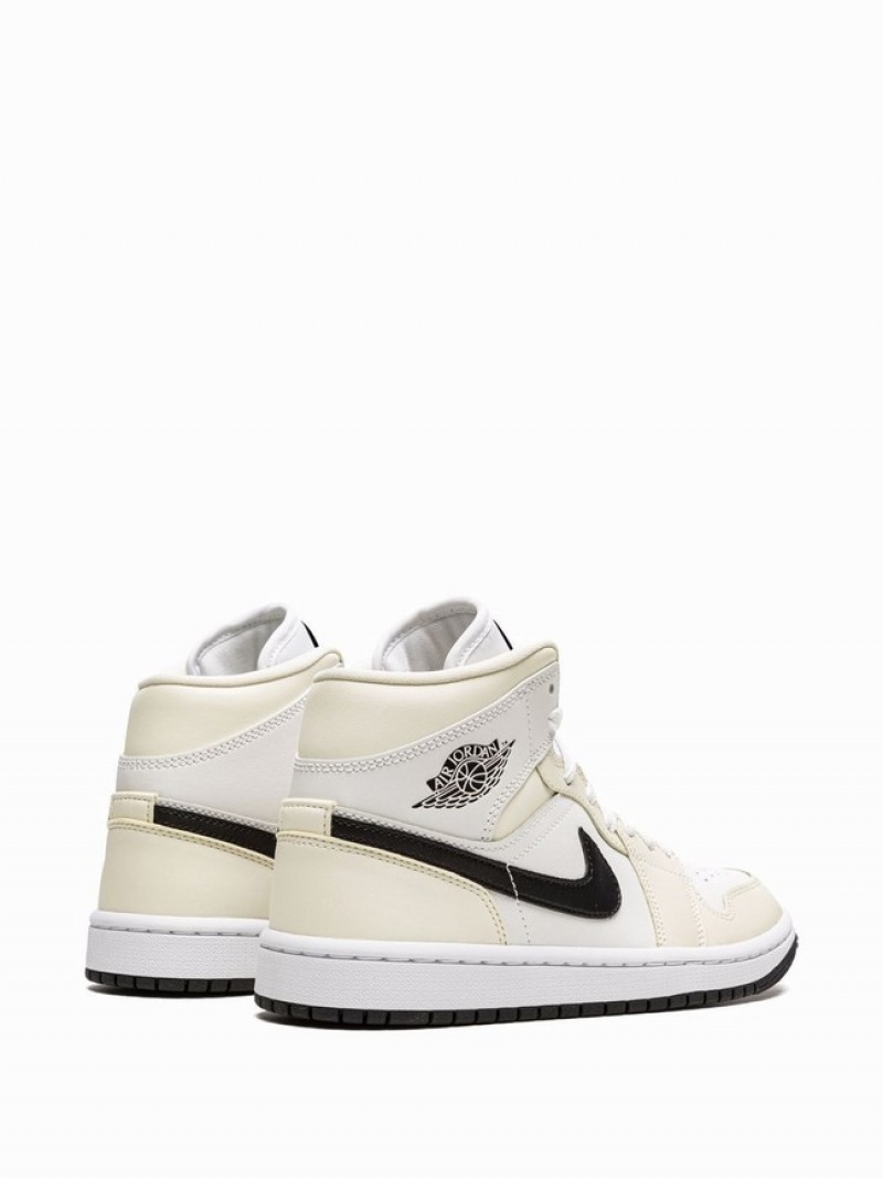 Nike Mid Coconut Milk Women's Air Jordan 1 White | OUDWGVF-85