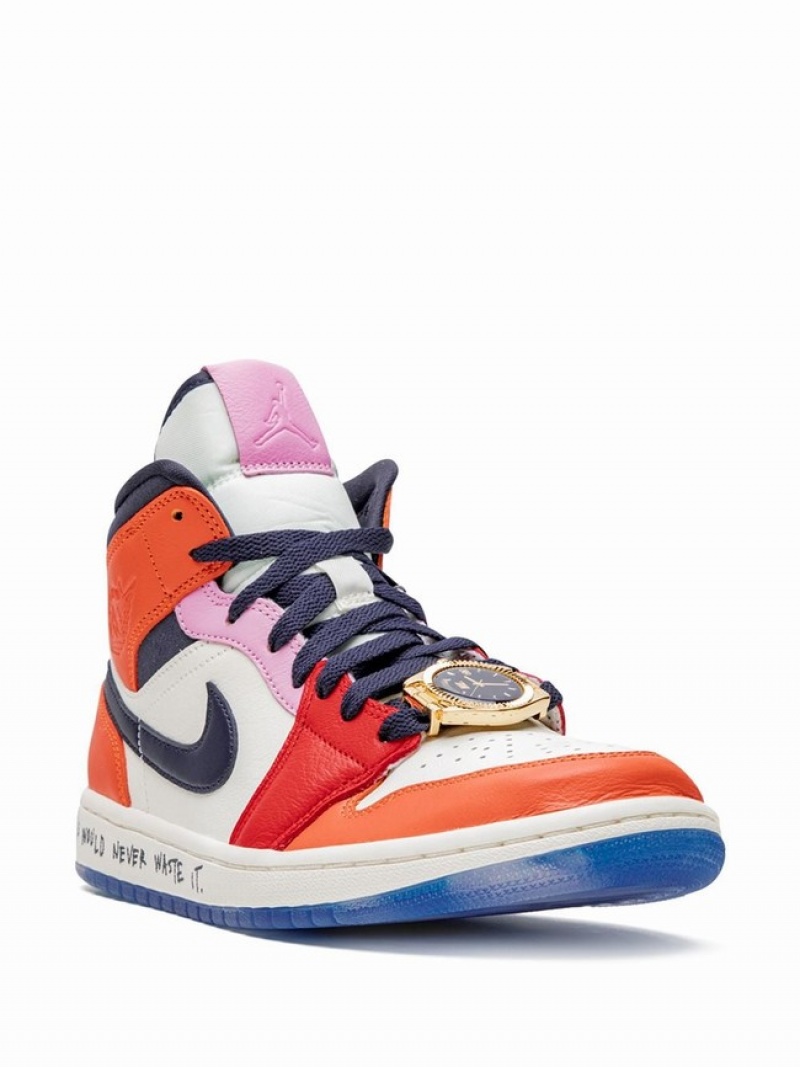 Nike Mid Melody Ehsani Women's Air Jordan 1 Multicolor | EUVSQZO-60