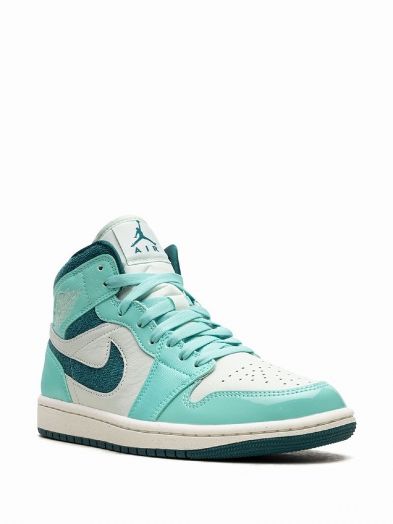 Nike Mid SE Bleached Turquoise Women's Air Jordan 1 Turquoise | GAXHTNW-13