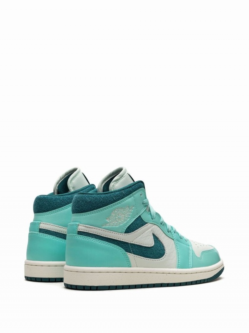 Nike Mid SE Bleached Turquoise Women's Air Jordan 1 Turquoise | GAXHTNW-13