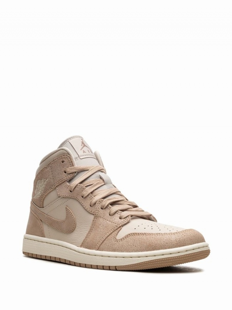 Nike Mid SE Legend Light Brown Women's Air Jordan 1 Light Brown | ZWCXYLD-78