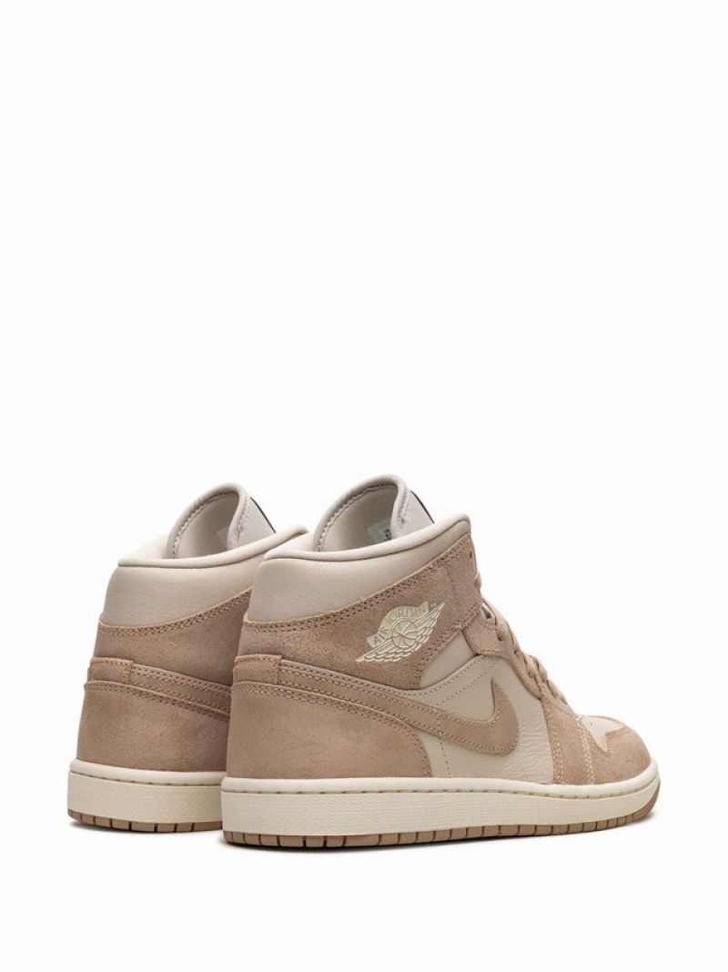 Nike Mid SE Legend Light Brown Women's Air Jordan 1 Light Brown | ZWCXYLD-78