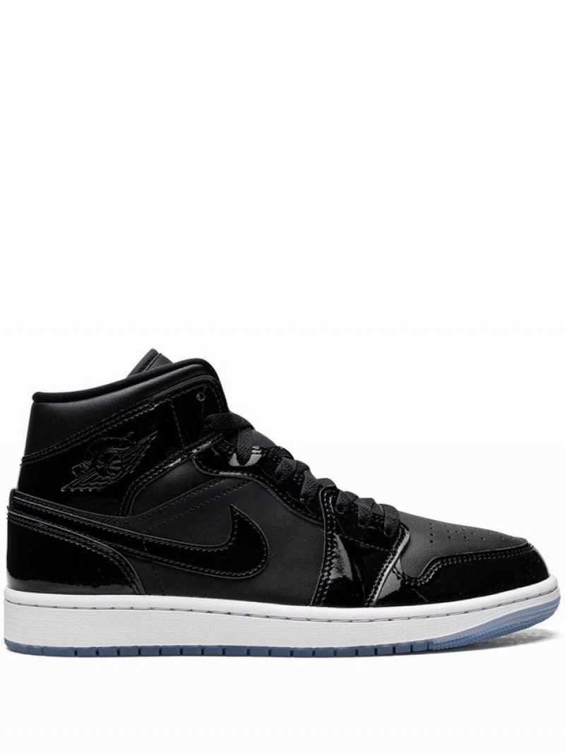 Nike Mid SE Space Jam Women\'s Air Jordan 1 Black | XNBDEUH-40