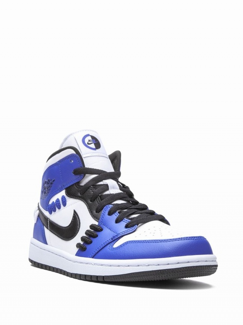 Nike Mid Sisterhood - Game Royal Women's Air Jordan 1 Blue | XCRZUFB-54