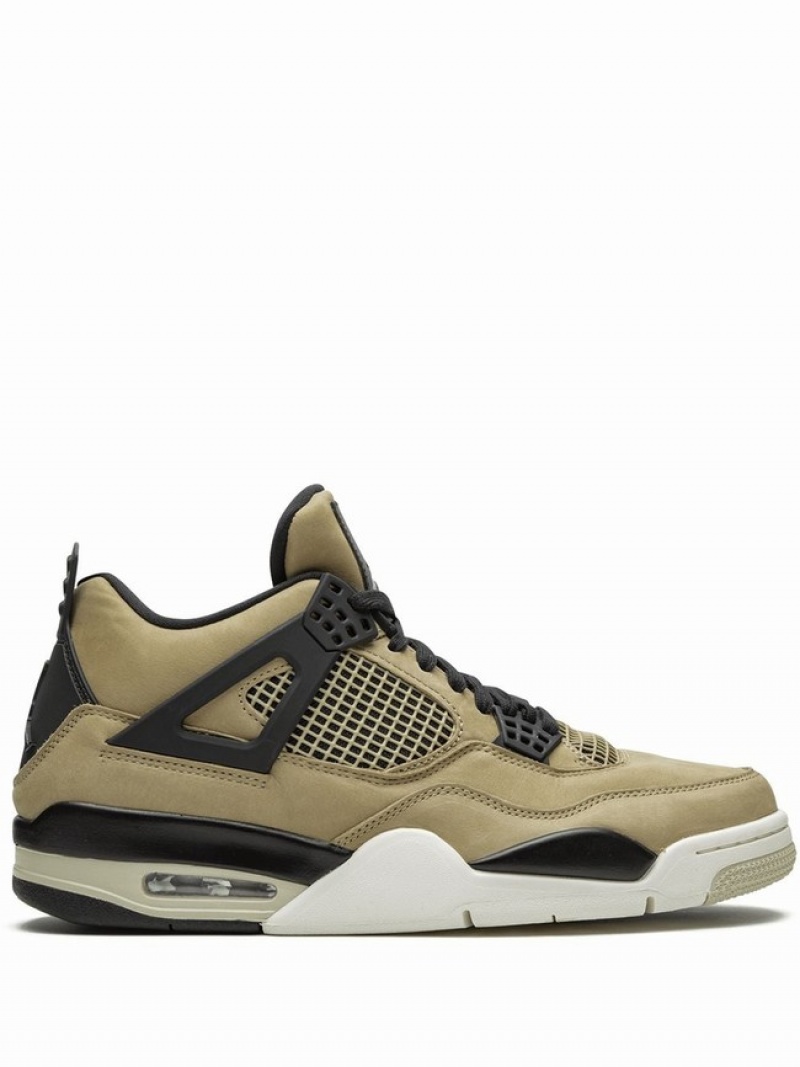 Nike Mushroom Women\'s Air Jordan 4 Light Brown | FTSBEKV-37