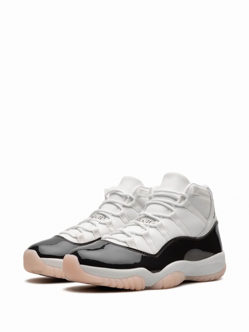 Nike Neapolitan Women's Air Jordan 11 White / Black | LVEUYFW-36