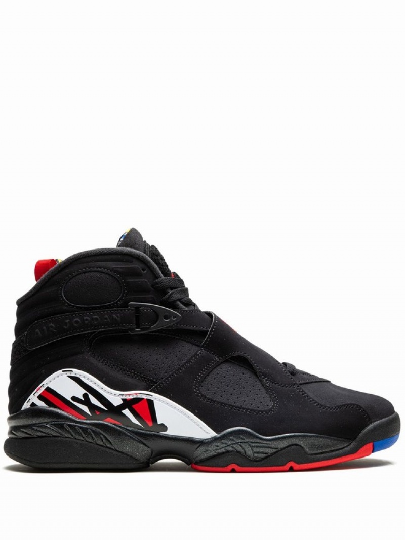 Nike Playoffs Men\'s Air Jordan 8 Black | QYRZSHT-25