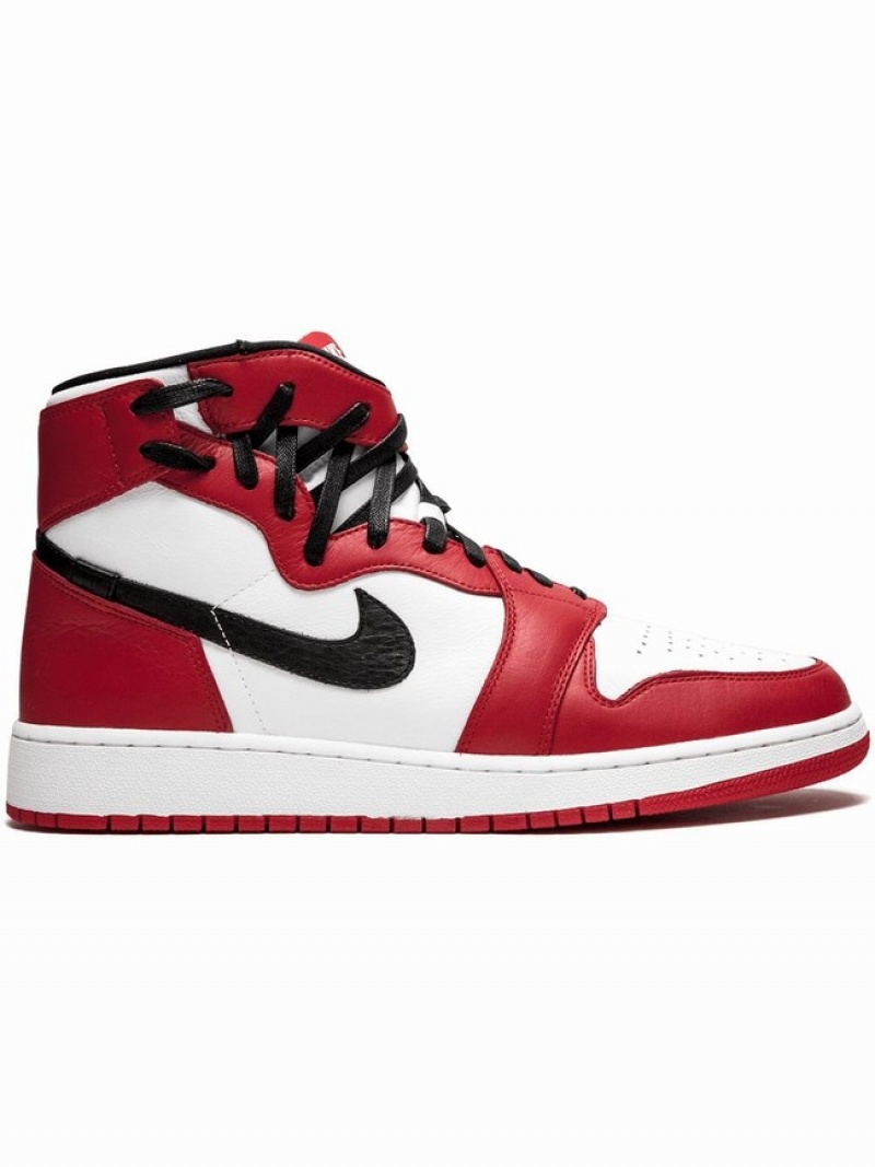 Nike Rebel Women\'s Air Jordan 1 White / Red | FVQOTPR-04