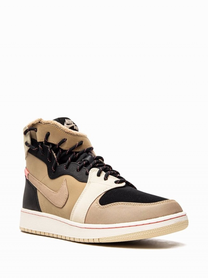 Nike Rebel XX Utility Pack Women's Air Jordan 1 Brown / Black | SZVKPJX-41