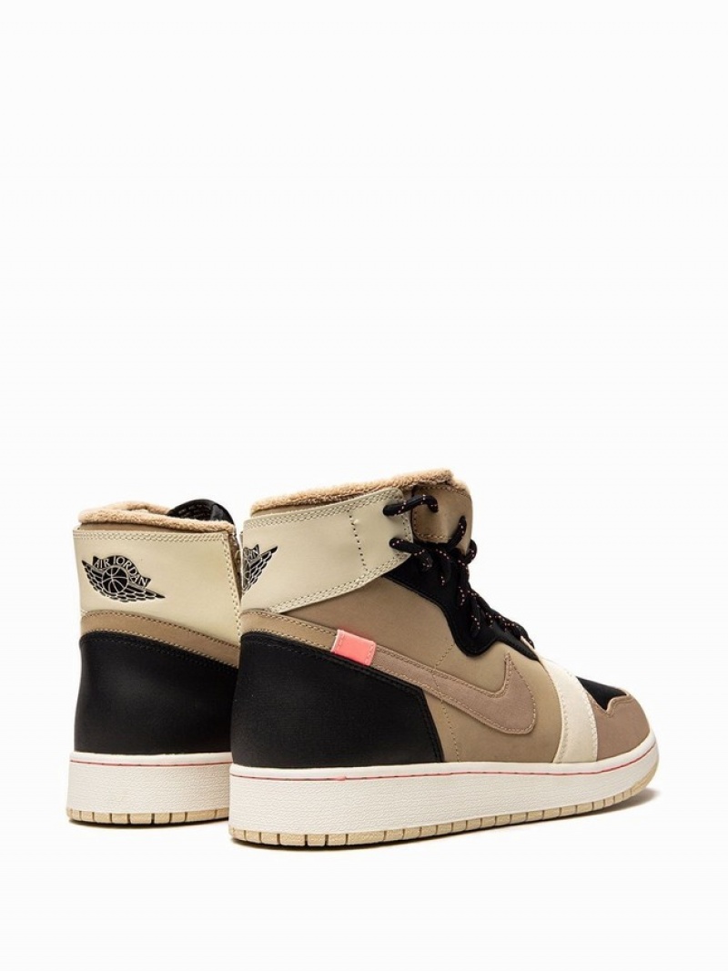 Nike Rebel XX Utility Pack Women's Air Jordan 1 Brown / Black | SZVKPJX-41