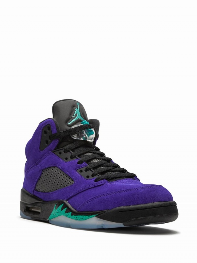 Nike Retro Alternate Grape Men's Air Jordan 5 Navy | SLOWFBI-38