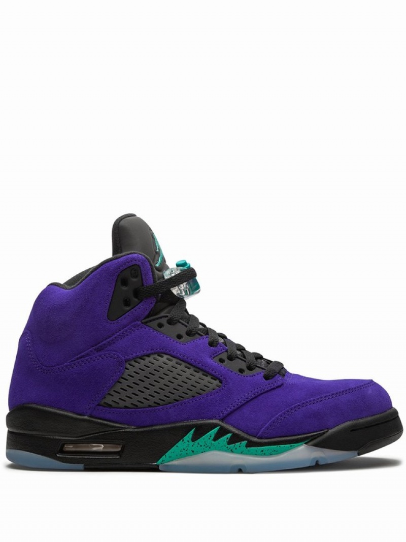 Nike Retro Alternate Grape Men\'s Air Jordan 5 Navy | SLOWFBI-38