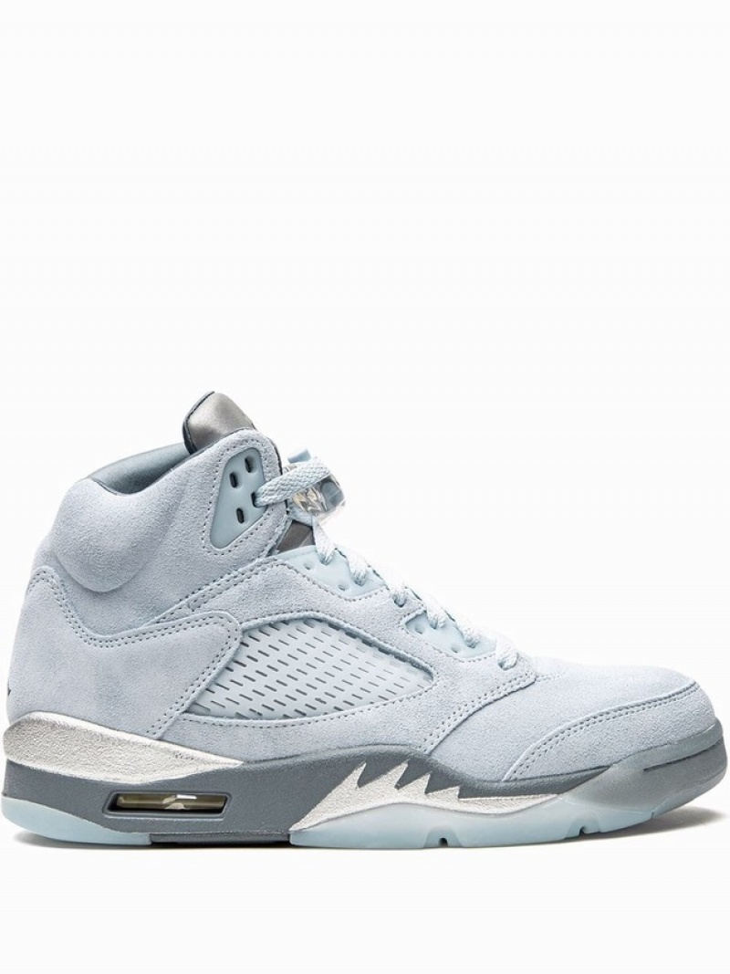 Nike Retro Blue Bird Women\'s Air Jordan 5 Blue | DBRQXFU-73