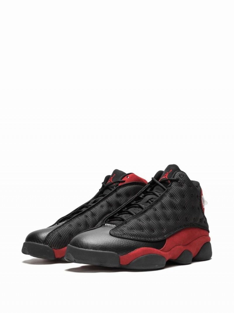 Nike Retro Bred 2013 Release Men's Air Jordan 13 Black / Red | JKZVYNM-41