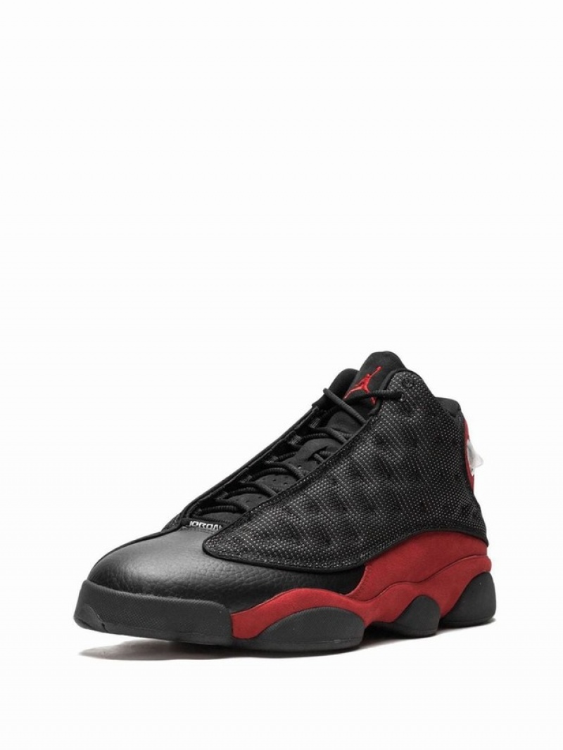 Nike Retro Bred 2013 Release Men's Air Jordan 13 Black / Red | JKZVYNM-41