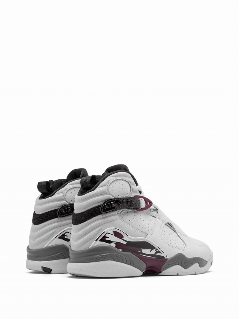 Nike Retro Burgundy Women's Air Jordan 8 Burgundy | YLFHCVB-49