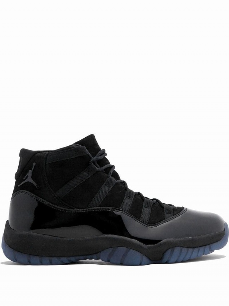 Nike Retro Cap and Gown Women\'s Air Jordan 11 Black | RFMVYSQ-26