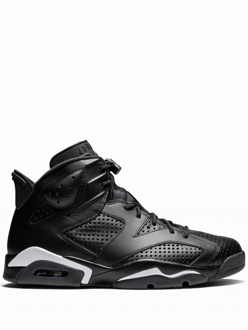 Nike Retro Cat Men\'s Air Jordan 6 Black | DWHOZTS-01