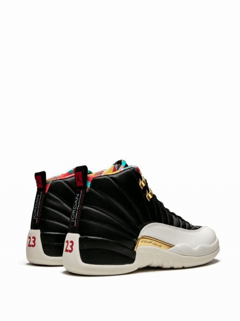 Nike Retro Chinese New Year 2019 Women's Air Jordan 12 White / Black | PBADSUW-02