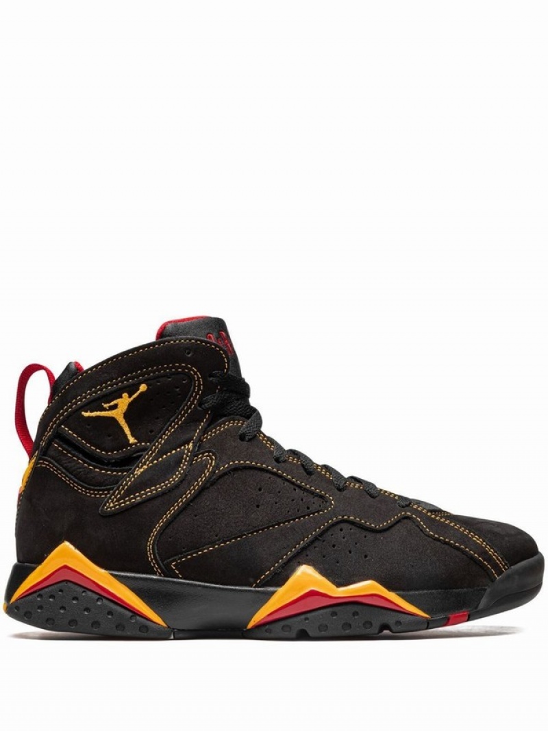 Nike Retro Citrus Men\'s Air Jordan 7 Black | VJWLCEK-71