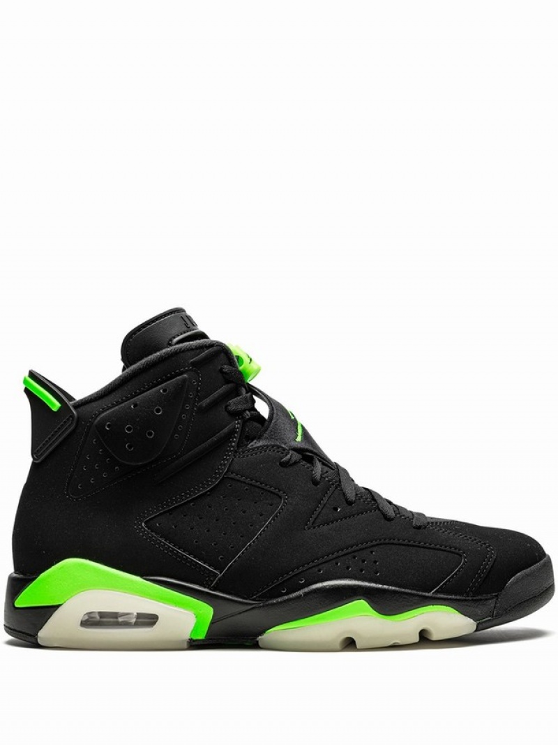 Nike Retro Electric Men\'s Air Jordan 6 Black | FGRMVCS-72