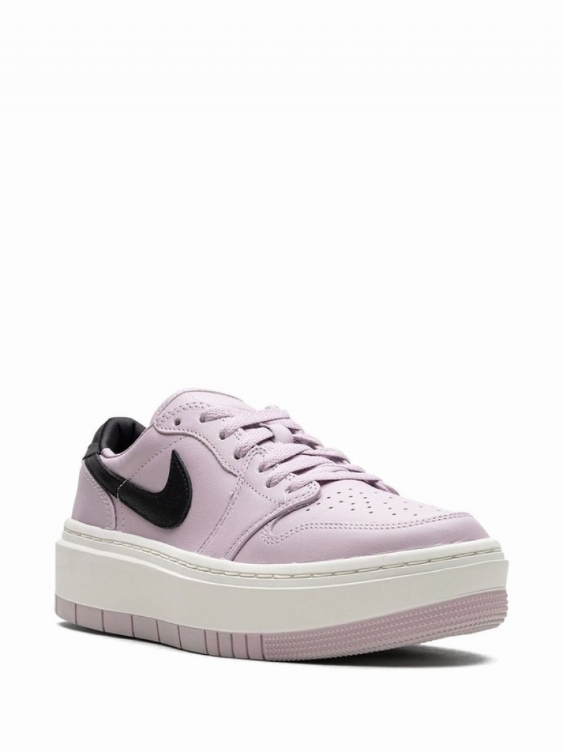 Nike Retro Elevate Iced Lilac/Sail/Black Women's Air Jordan 1 Purple / Black | WYIBSVK-39