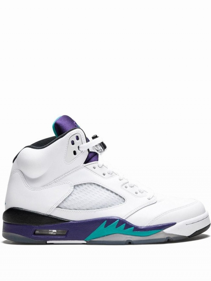 Nike Retro Grape Women\'s Air Jordan 5 Purple | ECPDGSY-30