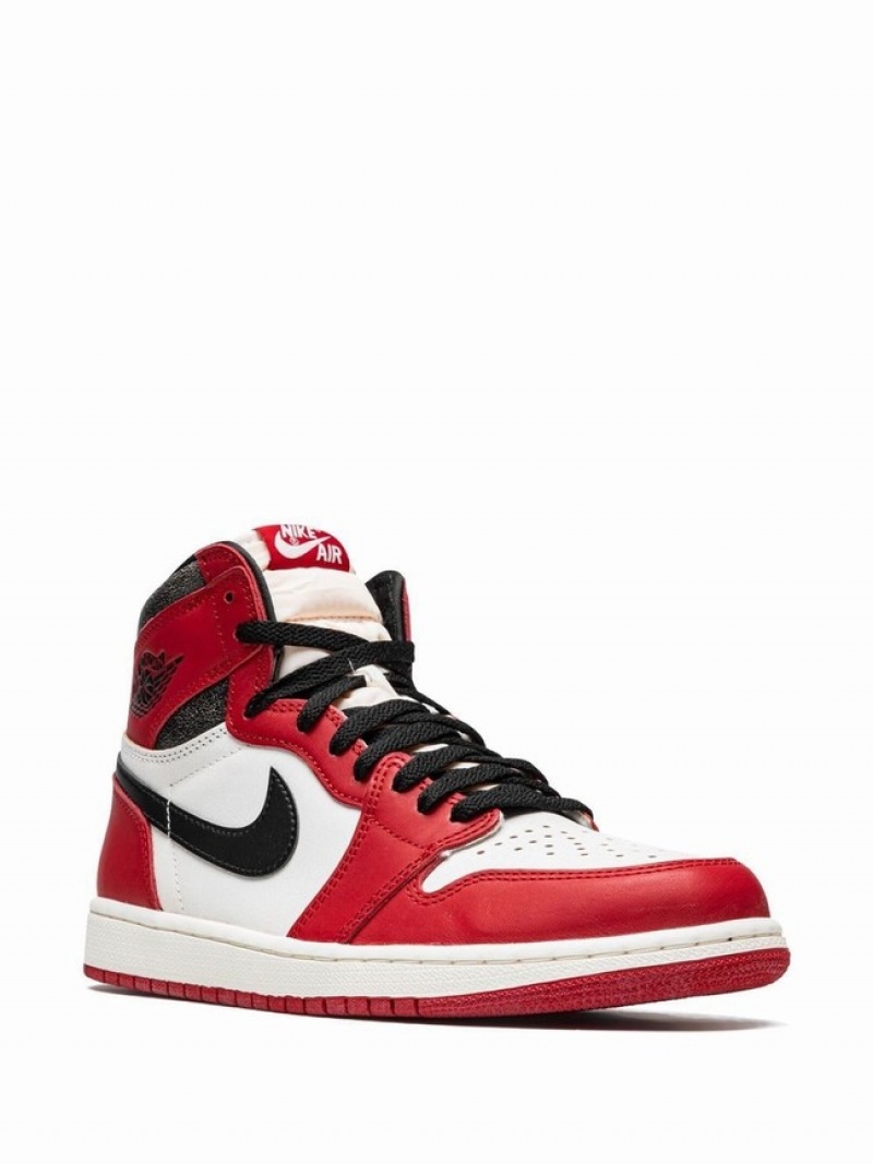 Nike Retro High OG Chicago Lost and Found Men's Air Jordan 1 White / Red | OBNWKUS-38