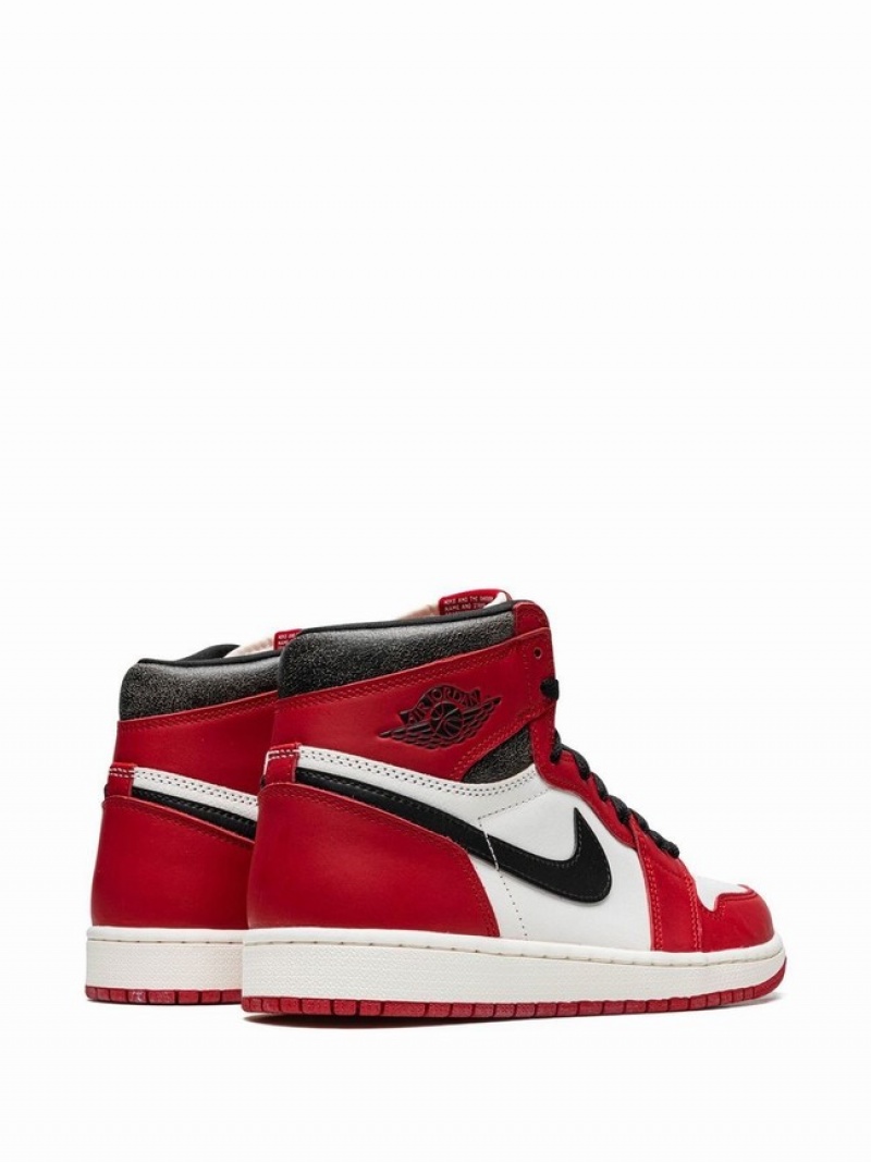 Nike Retro High OG Chicago Lost and Found Men's Air Jordan 1 White / Red | OBNWKUS-38