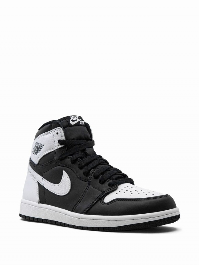 Nike Retro High OG Reverse Panda Men's Air Jordan 1 Black / White | PJGYDEM-51