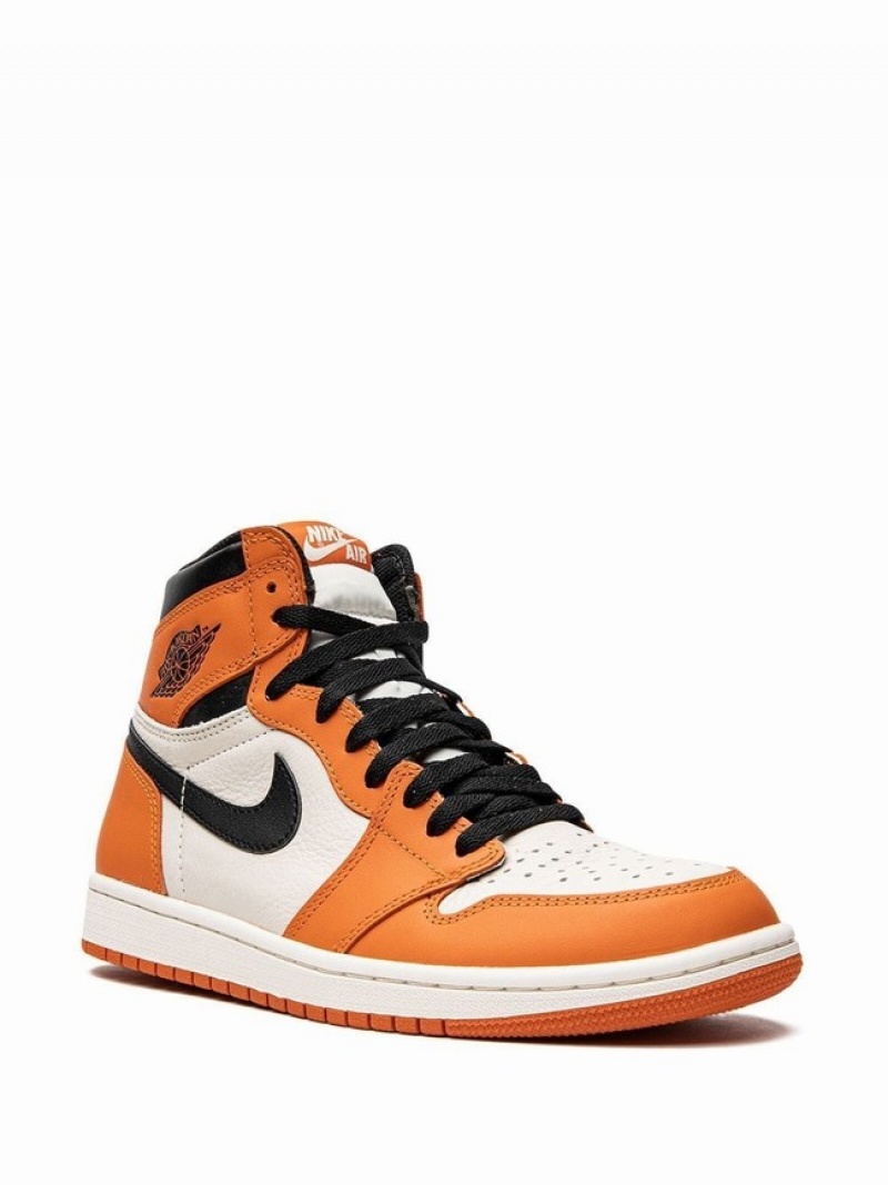 Nike Retro High OG Reverse Shattered Backboard Women's Air Jordan 1 Orange / White / Black | UYZJQCD-58