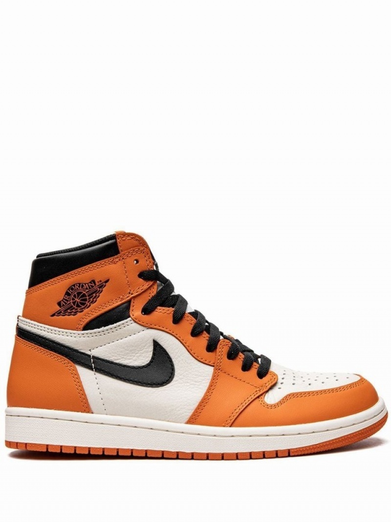 Nike Retro High OG Reverse Shattered Backboard Women\'s Air Jordan 1 Orange / White / Black | UYZJQCD-58