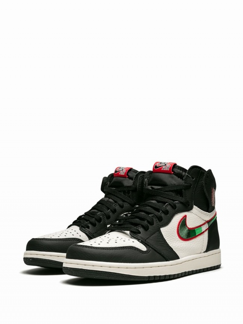 Nike Retro High OG Sports Illustrated/A Star Is Born Men's Air Jordan 1 White / Black | OYRHXUF-18