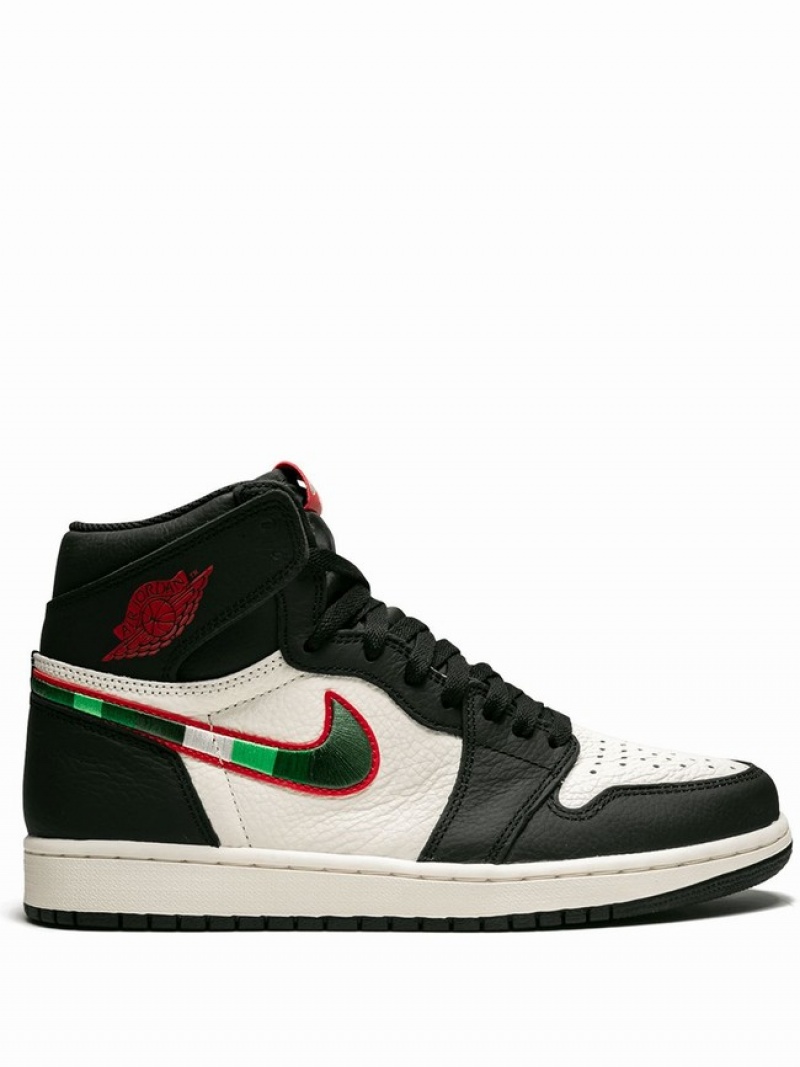 Nike Retro High OG Sports Illustrated/A Star Is Born Men\'s Air Jordan 1 White / Black | OYRHXUF-18