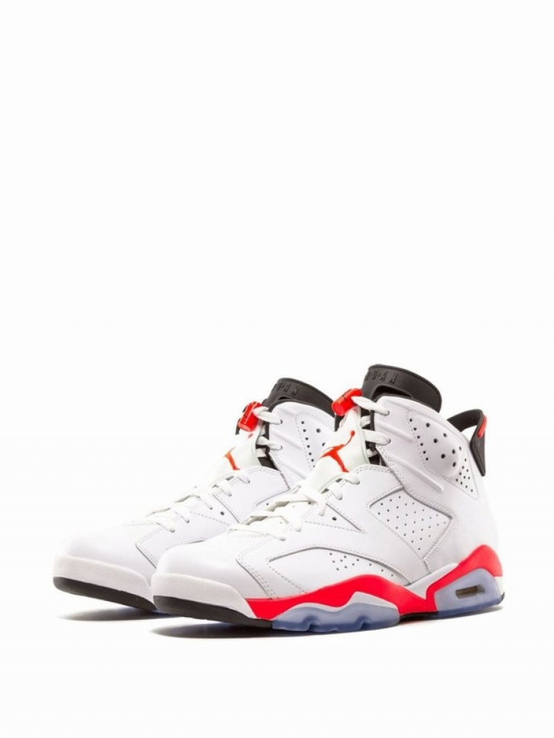 Nike Retro Infrared 2014 Men's Air Jordan 6 White | KHUSXNR-06