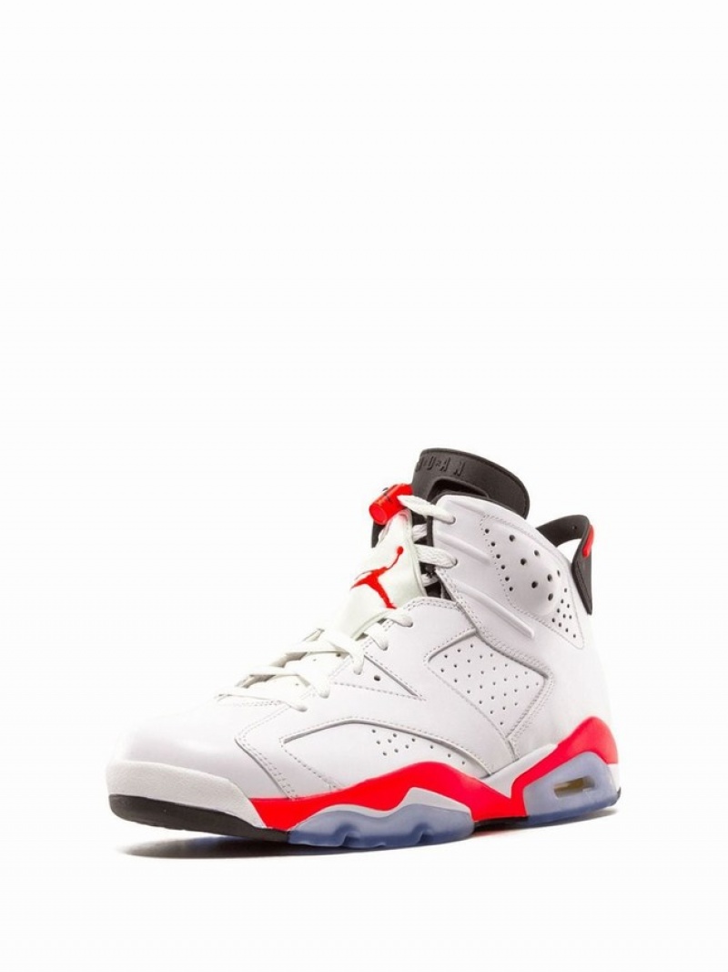 Nike Retro Infrared 2014 Men's Air Jordan 6 White | KHUSXNR-06