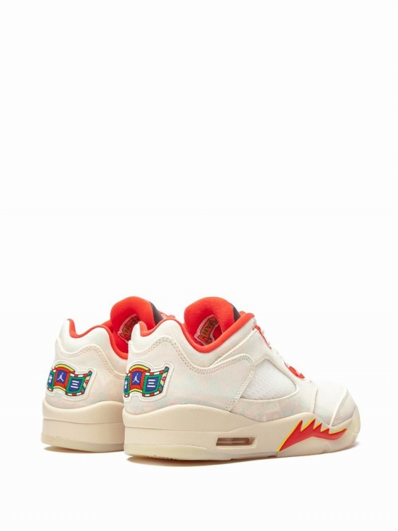 Nike Retro Low Chinese New Year 2021 Men's Air Jordan 5 White / Beige | YFLSBNA-82