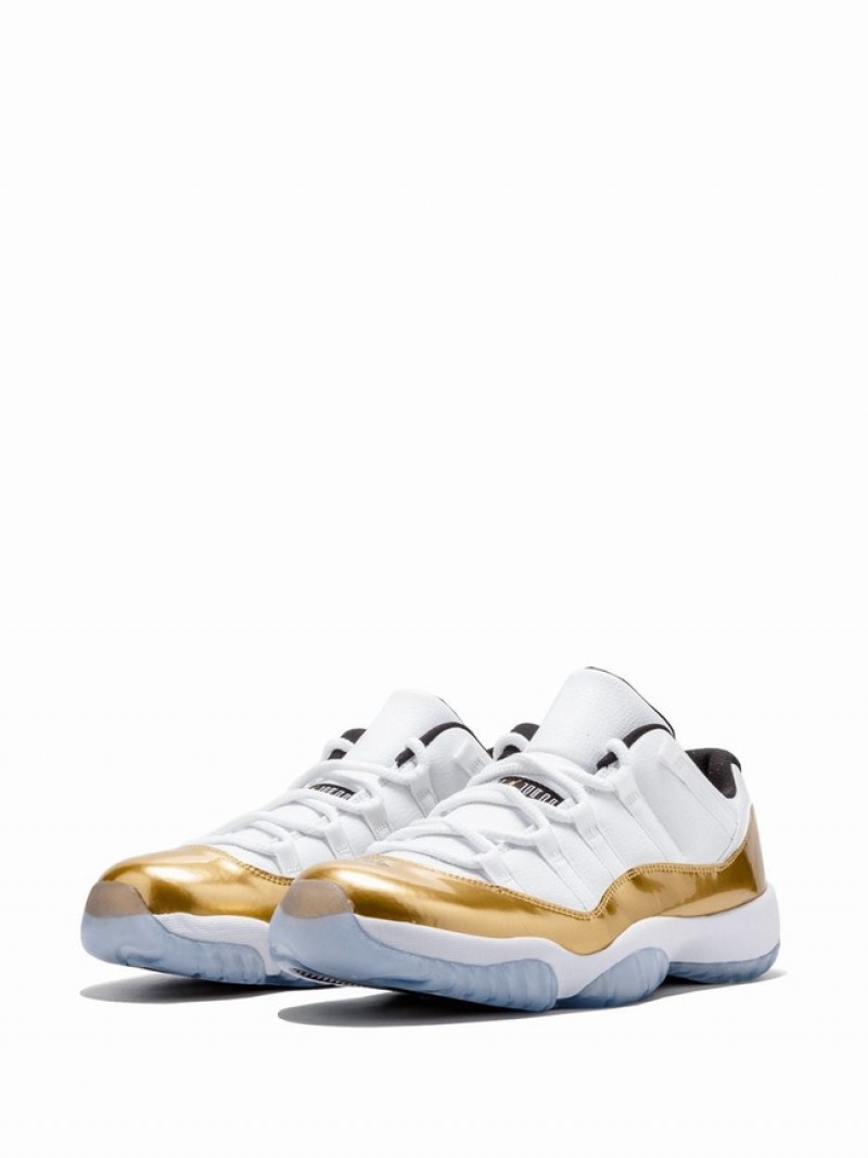 Nike Retro Low Closing Ceremony Women's Air Jordan 11 White / Gold | JCEVNMR-20