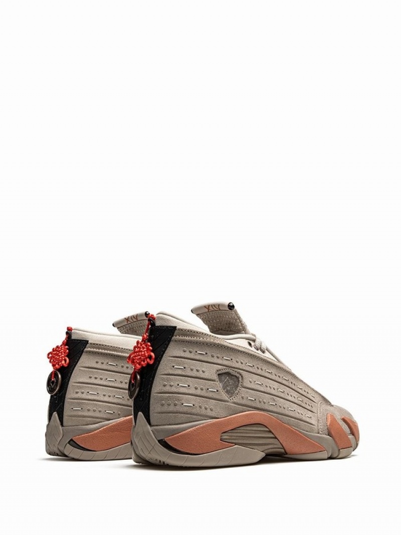 Nike Retro Low Clot - Terracotta Men's Air Jordan 14 Grey | JNZEWGI-04