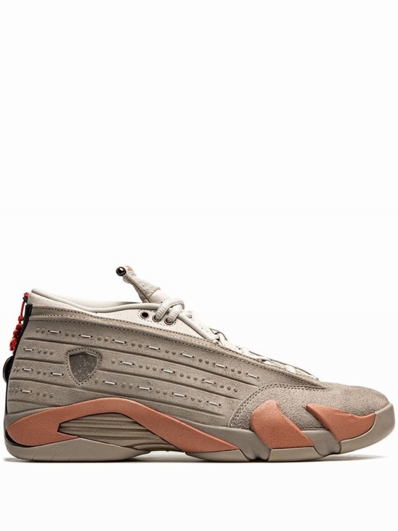 Nike Retro Low Clot - Terracotta Men\'s Air Jordan 14 Grey | JNZEWGI-04