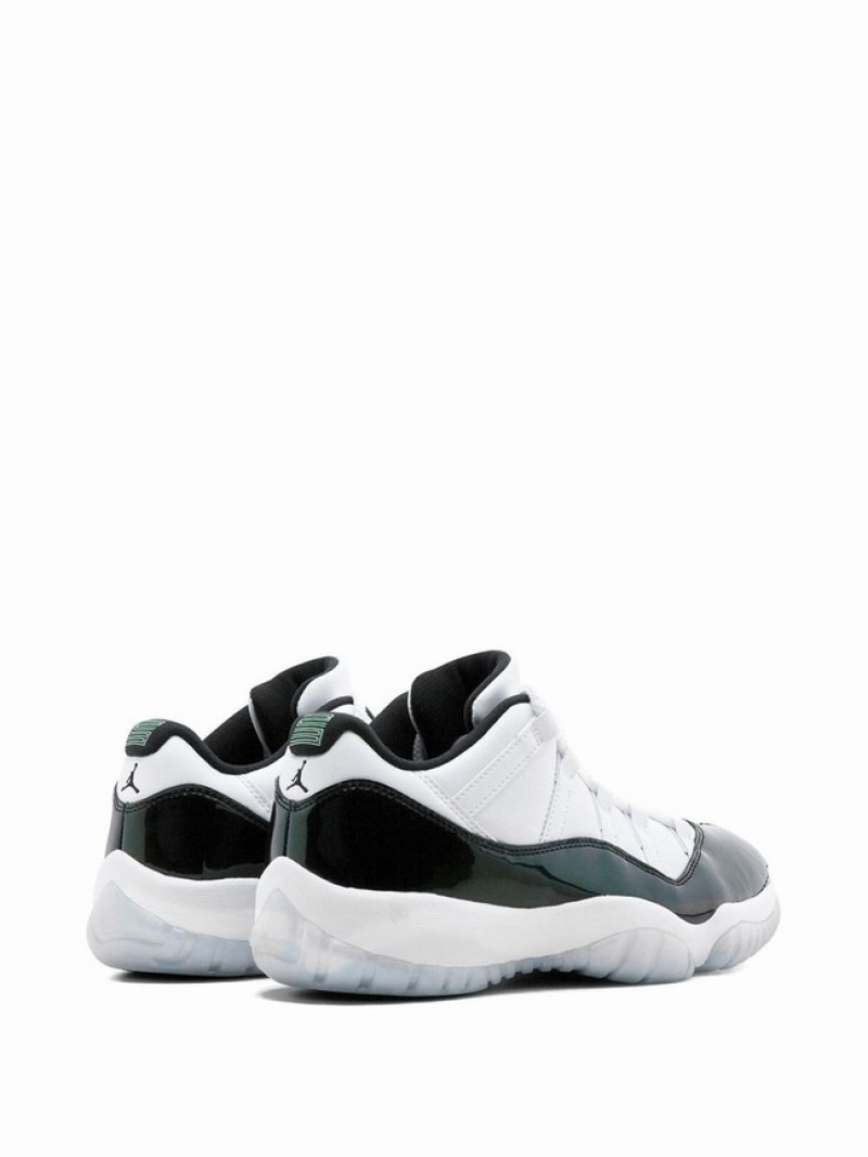 Nike Retro Low Easter Emerald Men's Air Jordan 11 White / Black | XCNWKTY-50