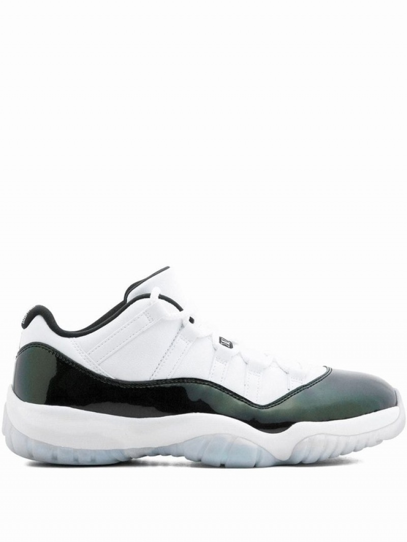 Nike Retro Low Easter Emerald Men\'s Air Jordan 11 White / Black | XCNWKTY-50